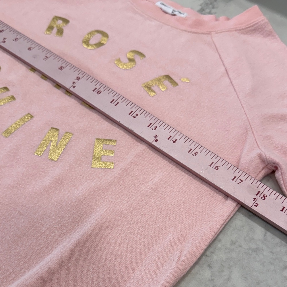 Pink Sweatshirt with Gold Lettering - Picture 5 of 6